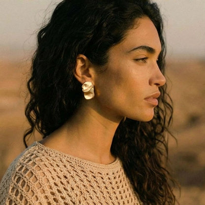 Fluid Wave Earrings