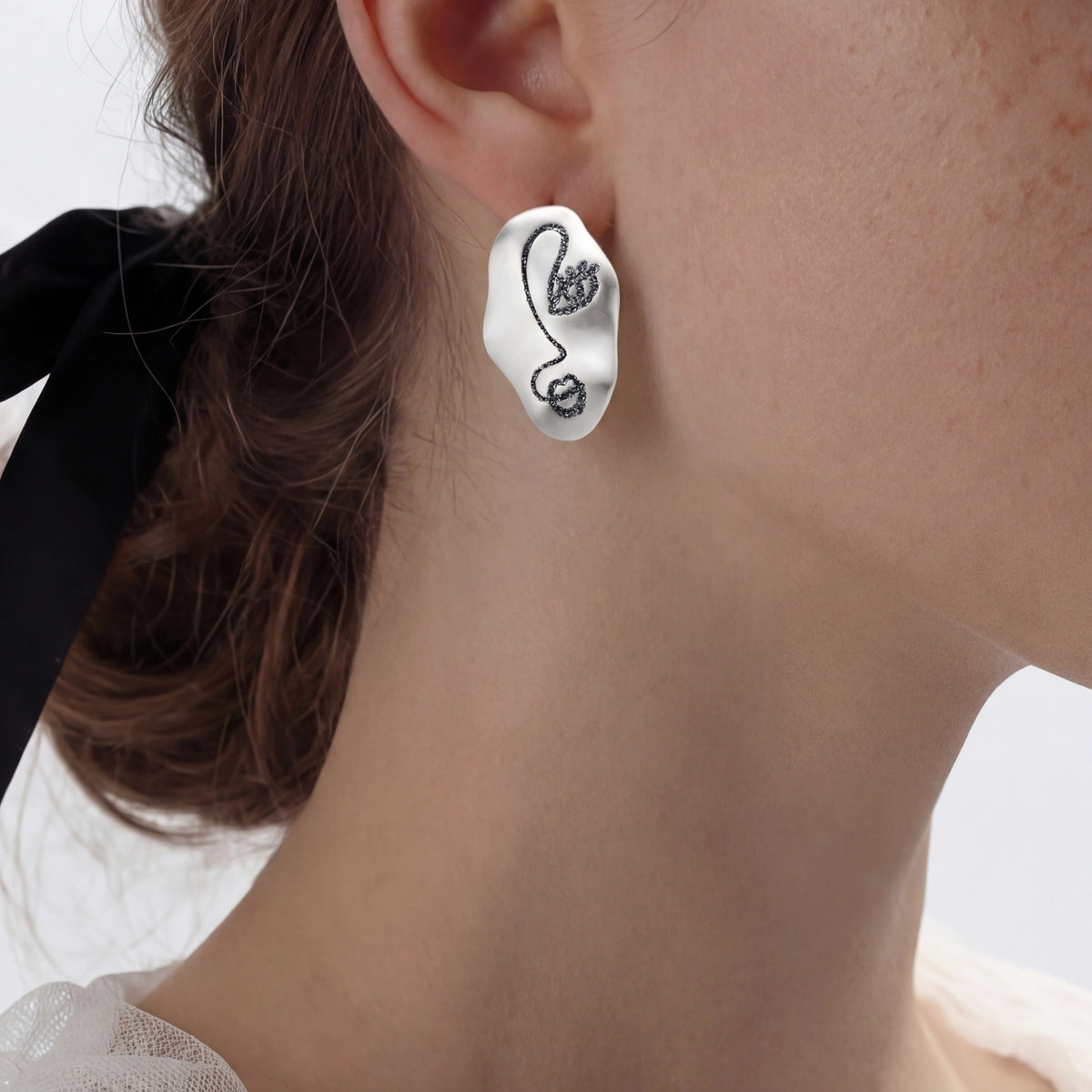 Face Art Ear Earrings