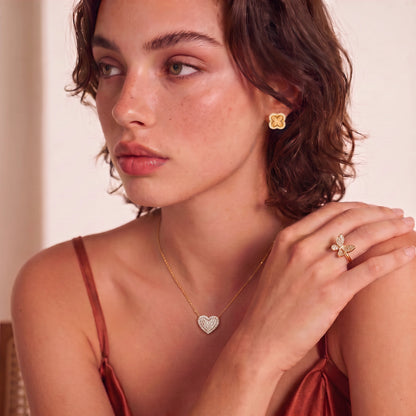 Clover Braid Studs